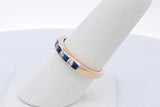 Tiffany & Co. Lucida Diamond & Sapphire Gold/platinum Ring Size 7.5 Eb0626lrxzde
