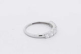 0.91cttw Lab Grown Diamond Ring 14k White Gold 1.6 Grams Size 6.75 Eb0826prxsa