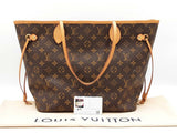 Louis Vuitton Neverfull Mm Tote Bag In Monogram Coated Canvas Fw0925pixdu