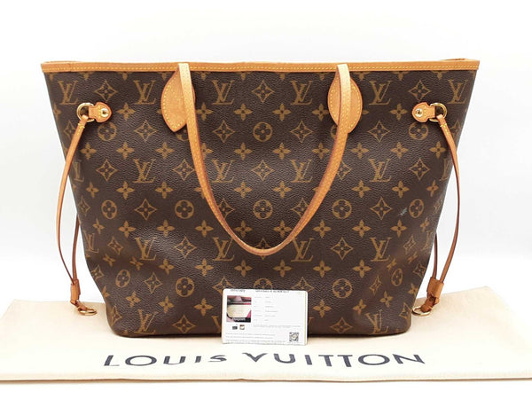 Louis Vuitton Neverfull Mm Tote Bag In Monogram Coated Canvas Fw0925pixdu
