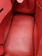 Hermes Birkin 30cm Rouge Pivoine Red Togo Gold Hardware Handbag Do0526loexzde