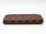 Louis Vuitton Emilie Wallet In Damier Ebene Coated Canvas Fw0726orzdu