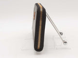Versace Zip Around Leather Wallet Black Aa1025crsa