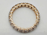 1.61 Cttw Lab Grown Diamonds 14k Two Tone Gold 1.41g Ring Size 6 Do0726pxzde