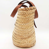 Loewe Palm Leaf And Calfskin Basket Bag Sd1026wxzde