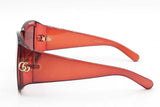 Gucci Gg1402s Square Burgundy Sunglasses Eb1125lxzdu