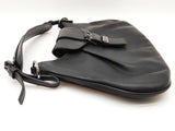 Christian Dior John Galliano Street Chic Black Leather Shoulder Bag Do0525orxde