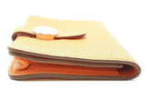 Hermes Dogon Orange Clemence Mini Card Holder Do1225lirde