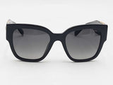 Versace 4437-u Black Sunglasses Grey Lenses Aa1025crsa