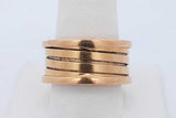 Bvlgari 18k Yellow Gold B.zero1 Ring 14 Grams Size 61 Eb0726wxxzde