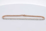 4.02cttw Lab Grown Diamond Tennis Bracelet 14k Yellow Gold 6.1g 7 In Eb826lorxsa