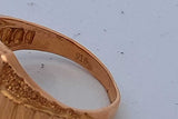 22k Yellow Gold Ring 4.9 Grams Size 6.5 Eb0926ixzde