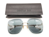 Christian Dior Ultradior Su Bobo Frameless Blue Oversized Sunglasses Do0726sxde