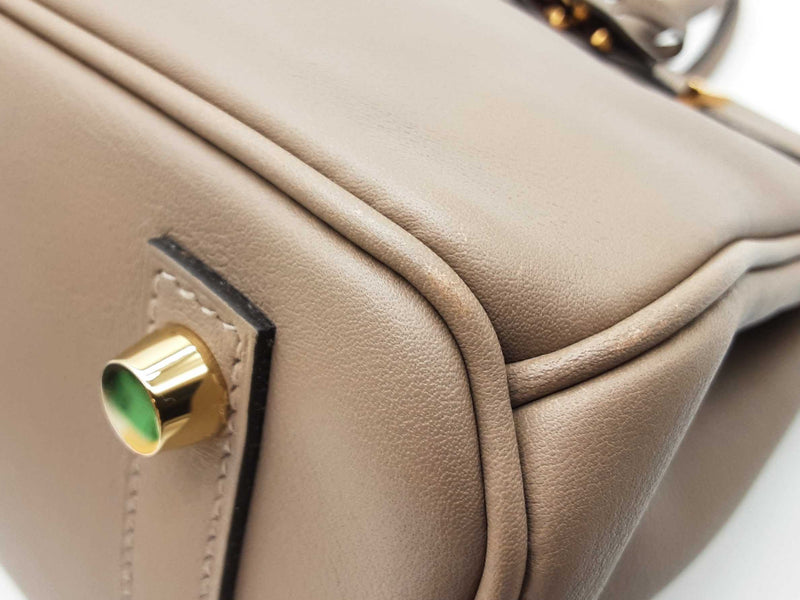 Hermes Birkin 25cm Gris Asphalte Gray Swift Gold Hardware Handbag Dolirxzde