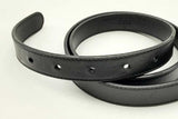 Gucci Thin Black Leather Belt With Silver Tone Gg Buckle Eb0125lrxsa