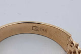 14k Yellow Gold Ring 3.4 Grams Size 11 Eb0526ocrsa