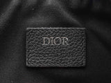 Christian Dior Saddle Belt Bag In Oblique Jacquard & Black Leather Fw1026wxzdu