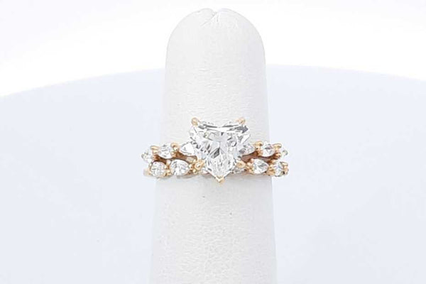 Tacori 2.14ctw Diamond Wedding Set 18k Yellow Gold 5.2 Grams Size 5 Eb1225oexzdu