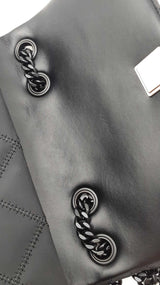 Tory Burch Willa Shoulder Bag In Matte Black Fw0925szdu