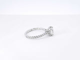 A. Jaffe 2.02 Cttw Diamond & 14k White Gold Ring 3.2 Grams Size 5.75 Fwworxdu