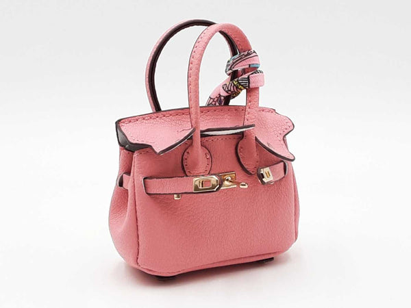 Mini Exquisite Bag Charm In Pink Fw0825idu