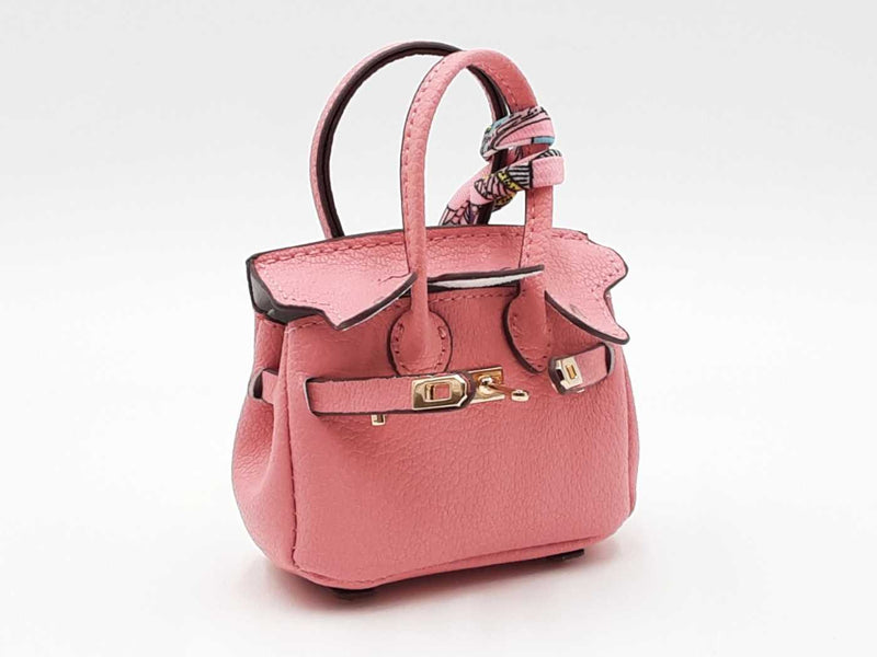 Mini Exquisite Bag Charm In Pink Fw0825idu