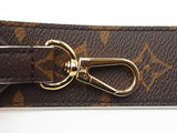 Louis Vuitton Bandoulière Strap In Monogram Canvas & Red Leather Fw0526oxzdu