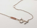 Tiffany & Co. Large T Smile 0.925 Silver 1.9g Necklace 18 In Do0326lxzde