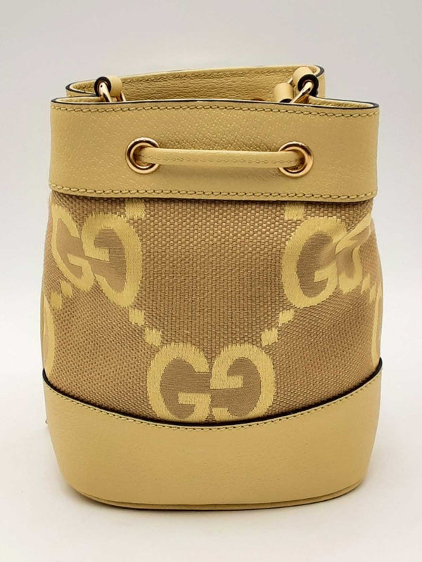 Gucci Ophidia Gg Bucket Bag In Yellow Eb0924cxzsa