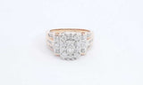 10k Yellow Gold Diamond Ring Size 7, 5.4 Grams Eb0524oxzdu