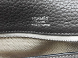 Hermes Alfred 35 Graphite Gray Taurillon Clemence Messenger Bag Do0725oxzxde