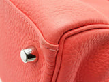 Hermes Kelly 28 Rose Texas Red Clemence Palladium Handbag Do0226lloxzde