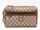 Gucci Plus Clutch Cosmetic Bag In Gg Supreme Coated Canvas Fw1026rxdu