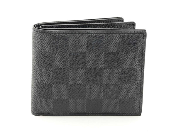 Louis Vuitton Amerigo Bifold Wallet In Damier Graphite Fw0125lrxsa