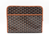 Goyard Jouvence Gm Gold Goyardine Coated Canvas Toiletry Pouch Fw0926ezxdu