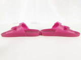 Balenciaga Pink Rubber Mallorca Slide Sandals Size 40 Sd0525lrzde