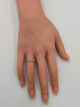 A. Jaffe 0.24cttw Diamond & 14k Gold Anniversary Ring 2.3g Size 5.5 Fw0925lordu