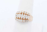 0.28cttw Diamond Ring In 14k Yellow Gold 5.8 Grams Size 8 Eb0726pxzde