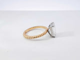 3.02 Cttw Lab-grown Diamond & 18k Yellow Gold Ring 4.1 Gram Size 5.5 Fw1225rzxdu