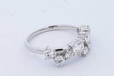 1.13cttw Lab Grown Diamond Ring 14k White Gold 3.06 Grams Size 6.75 Eb0726icrde