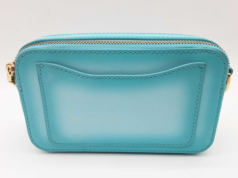 Marc Jacobs Fluoro Edge Snapshot Blue Leather Crossbody Bag Do0825ixde