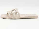 Gucci Interlocking G Slides White Size 35 Aa0926ozxsa