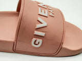 Givenchy Logo Pink Pool Rubber Slides Size Eu 38 Do0125lxzde