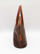 Celine Macadam Brown Coated Canvas Handbag Sd0425oxzde