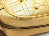 Gucci Pearly Gg Marmont Gold Shoulder Bag Sd0825pwzsa