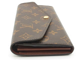 Louis Vuitton Sarah Brown Monogram Coated Canvas Wallet Do0926orxde