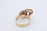 14k Yellow Gold Diamond Spinner Ring 7.6 Grams Size 6 Eb0626iixdu