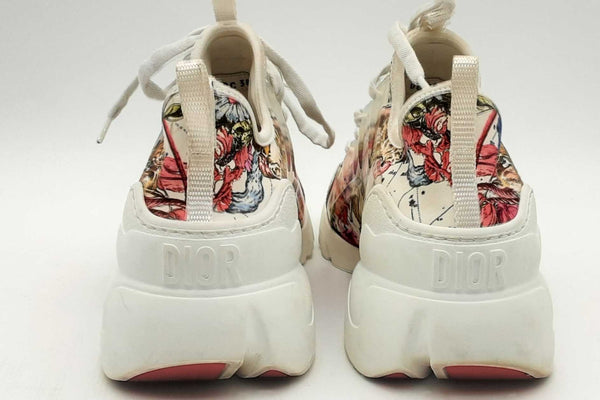 Christian Dior D- Connect Zodiac Printed Sneakers Size 38 Eb0824lrxsa