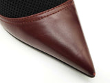 Balmain Black Red Ankle Sock Heels Size Eu/it 36.5 Do0525lxzde