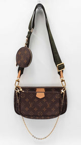 Louis Vuitton Multi Pochette Accessoires In Monogram Coated Canvas Fw0926ccrdu